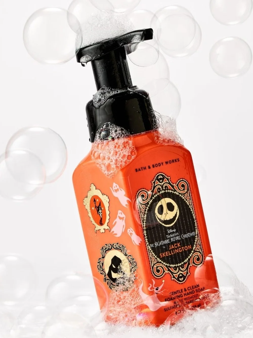 Bath & Body Works Nightmare Before Christmas Jack Skellington Foaming Hand Soap